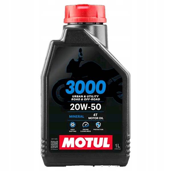 MOTUL 3000 4T 20W50        1L.