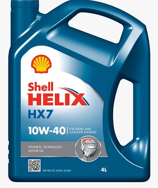 SHELL HELIX HX7 10W40      4L.