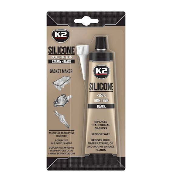 B210N SILIKON CZARNY 85G DO USZCZELEK 350 STOPNI