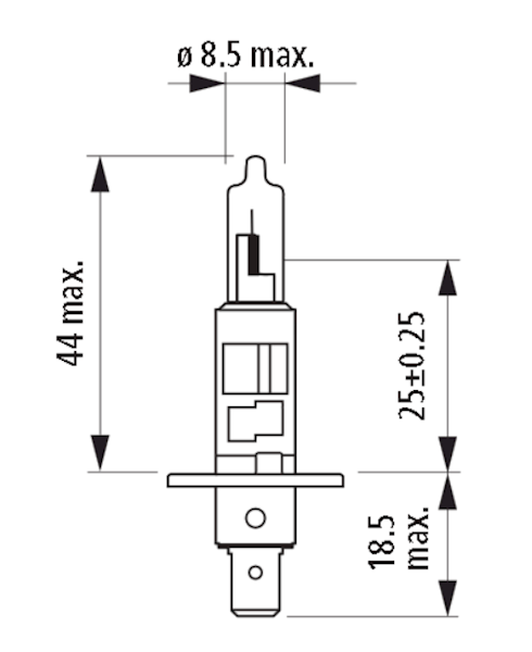 24V NARVA 48702 H1 70W P14.5s