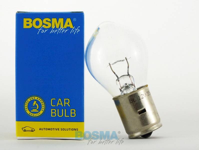 12V ŻARÓWKA 35W BA20S KOGUT BOSMA 5749 *
