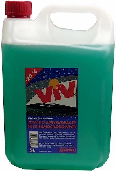 VIV-20C 5L.  ZIMOWY PŁYN DO SPRYSKIWACZY  METANOL