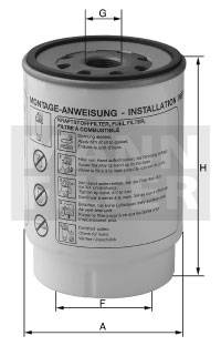 PL420/1X * FILTR PALIWA