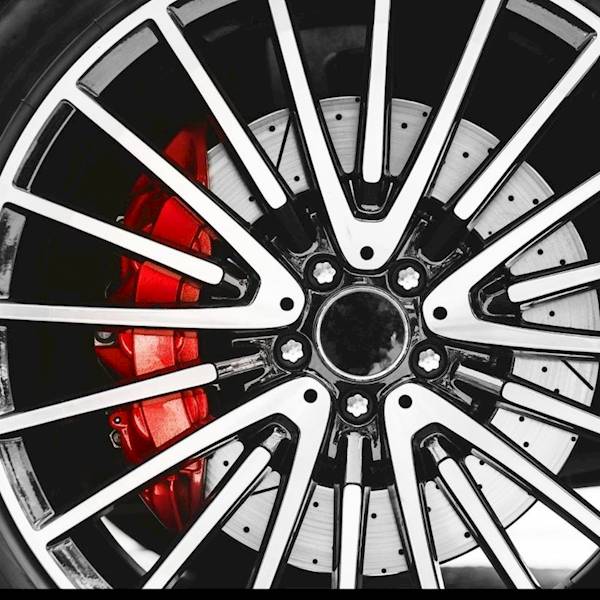 L346CE BRAKE CALIPER SPRAY-CZERWONY