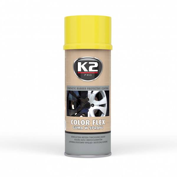 L343ZO COLOR FLEX GUMA W SPRAYU - ŻÓŁTY 