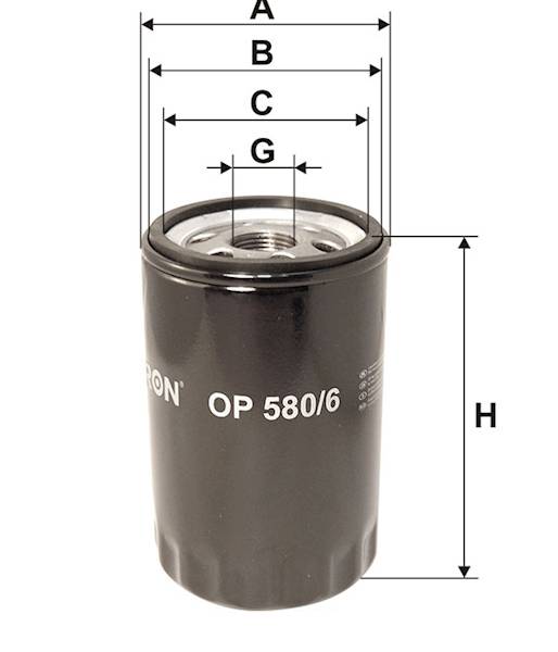 FILTR OLEJU OP580/6 *