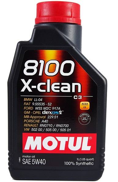 MOTUL 8100 X-CLEAN 5W40 C3 1L