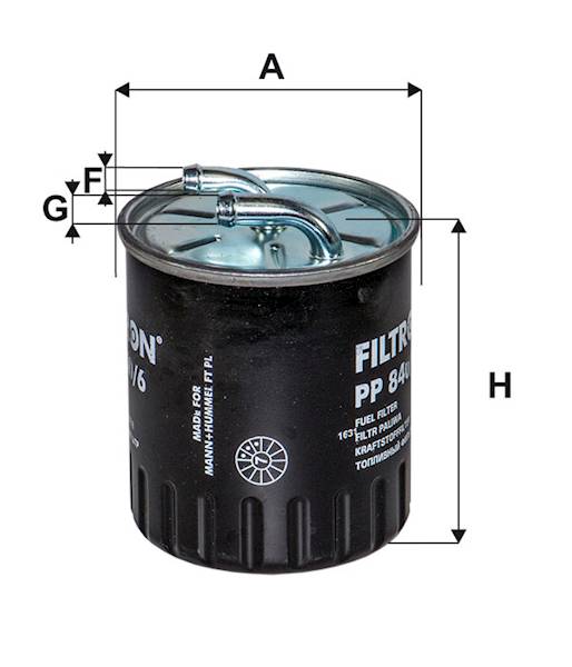 PP840/6 FILTR PALIWA  PP841/6 