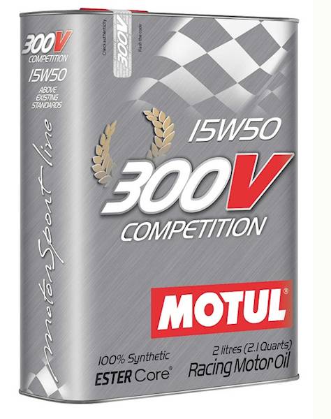 MOTUL COMPETITION 300V 15W50 2L.