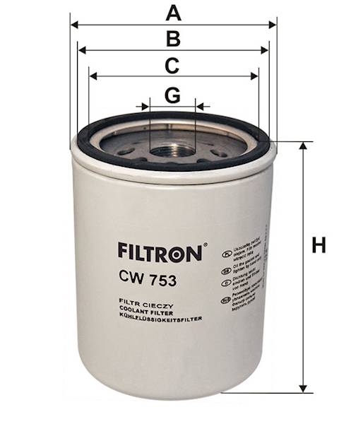FILTR CIECZY CW753 *