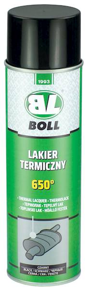 001019 BOLL lakier termiczny 650°C 500ml spray CZARNY