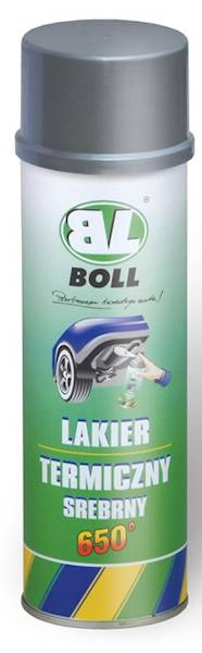 001018 BOLL lakier termiczny 650°C 500ml spray SREBRNY