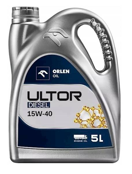 Orlen oil ULTOR DIESEL 15W40 5L. API: CG-4/CF-4/CF