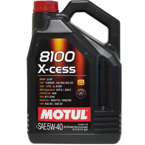 MOTUL 8100 X-CESS 5W40 5L.