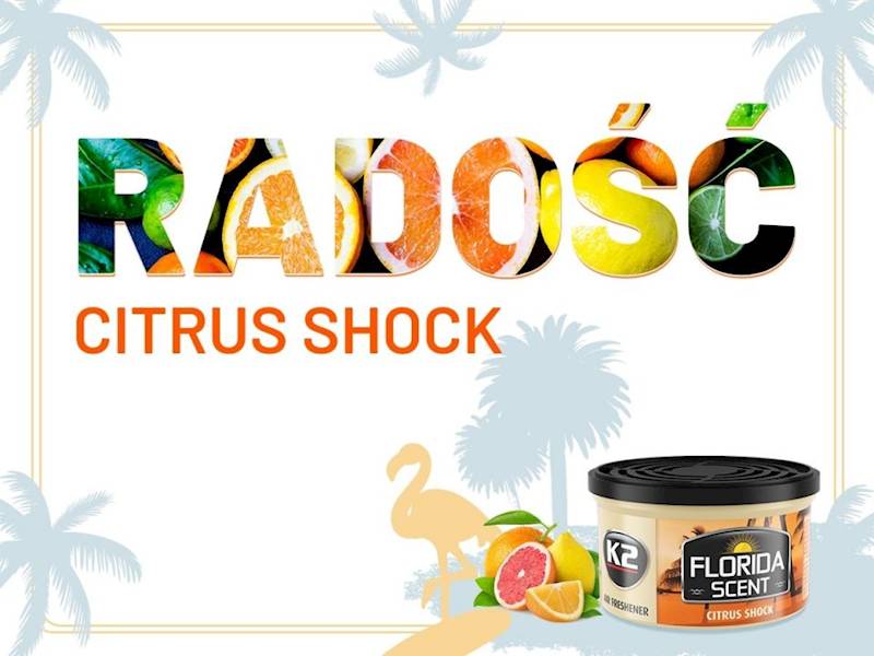 V87GRA FLORIDA SCENT CITRUS SHOCK PUSZKA ZAPACH. 