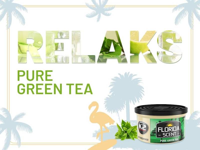 V87ZHE FLORIDA SCENT PURE GREEN TEA PUSZKA ZAPACH.