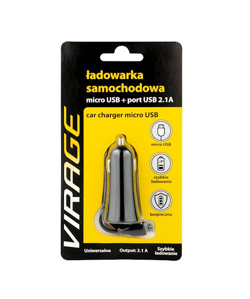93-101 * Ładowarka samochodowa z kablem 2.1 A