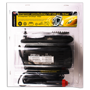 93-015 Kompresor samochodowy 12V 250 psi - 18 bar
