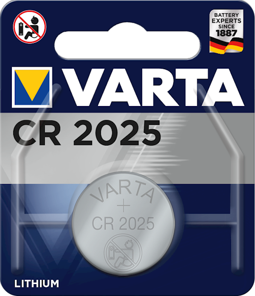38-008 VARTA BATERIA CR 2025 Professional Electronic Blister