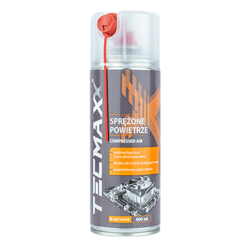14-018 TECMAXX - Sprężone powietrze 400ml + słomka