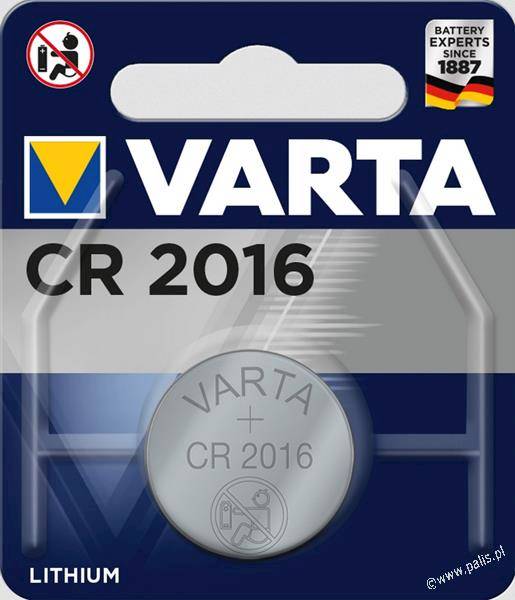 38-007 VARTA- Professional Electronic CR2016 Blister 1 szt.
