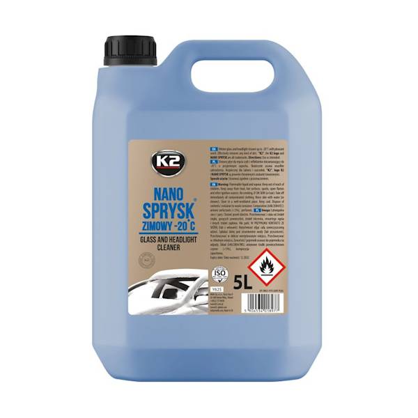 Y625 NANO SPRYSK 5L. Zimowy płyn do spryskiwaczy -20°C