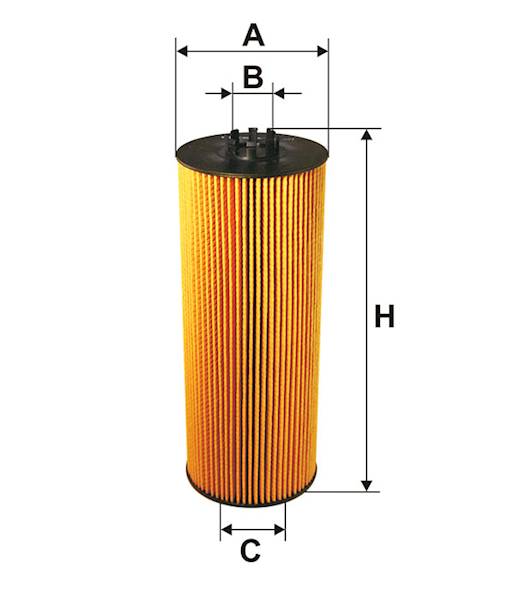 E500H D129 WKŁAD FILTRA OLEJU 