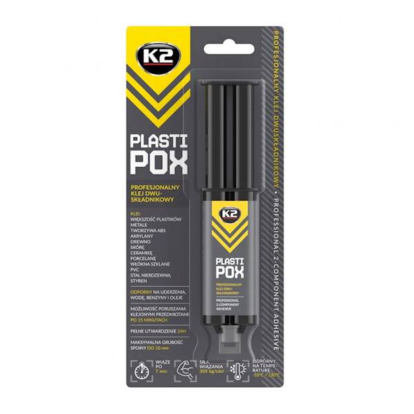 B478 K2 PLASTIPOX 25G KLEJ DWUSKŁADNIKOWY DO PLASTIKU