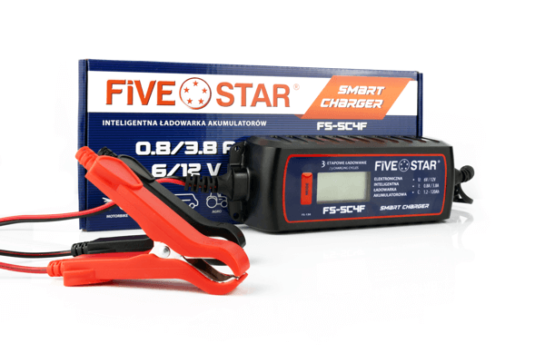 FS-132 ŁADOWARKA AKUMULATOROWA FIVE STAR FS-SC8E 12/24V 1/4/8A