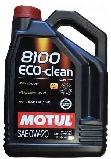 MOTUL 8100 ECO-clean 0W20 C5 5L.