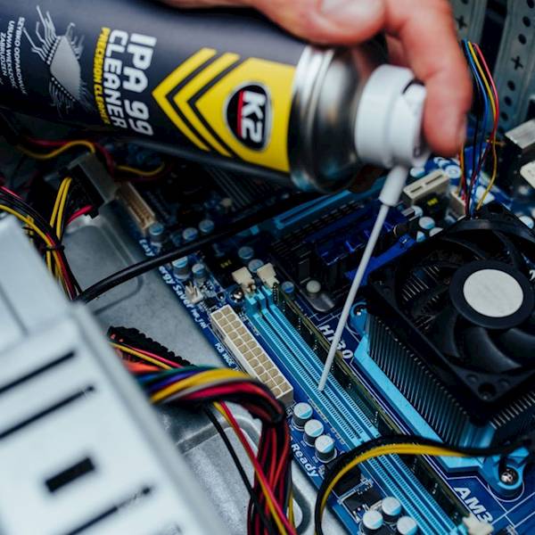 B504 IPA 99% 400ML SPRAY + PĘDZELEK DO CZYSZCZENIA ELEKTRONIKI