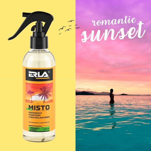 R401250 ERLA MISTO ROMANTIC SUNSET 250ml atomizer odświeżacz powietrza