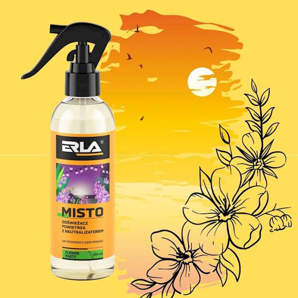 R402250 ERLA MISTO FLOWER PARTY 250ml atomizer odświeżacz powietrza