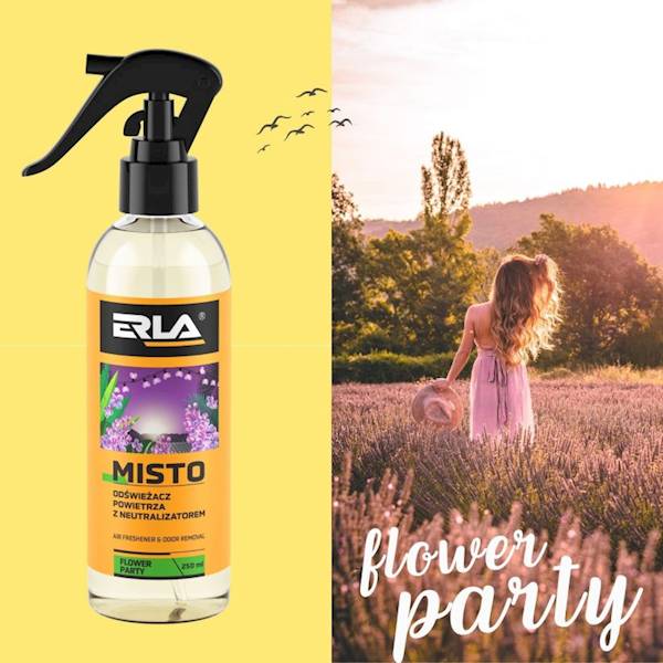 R402250 ERLA MISTO FLOWER PARTY 250ml atomizer odświeżacz powietrza
