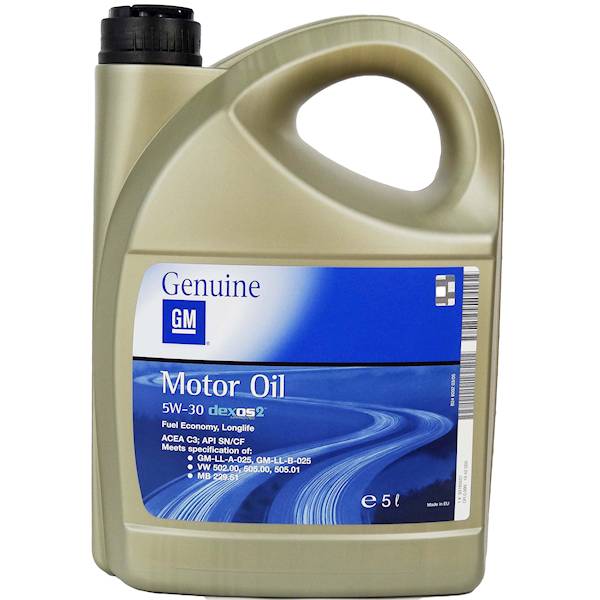 GM SYNTETIC 5W30 DEXOS 2  C3       5L 