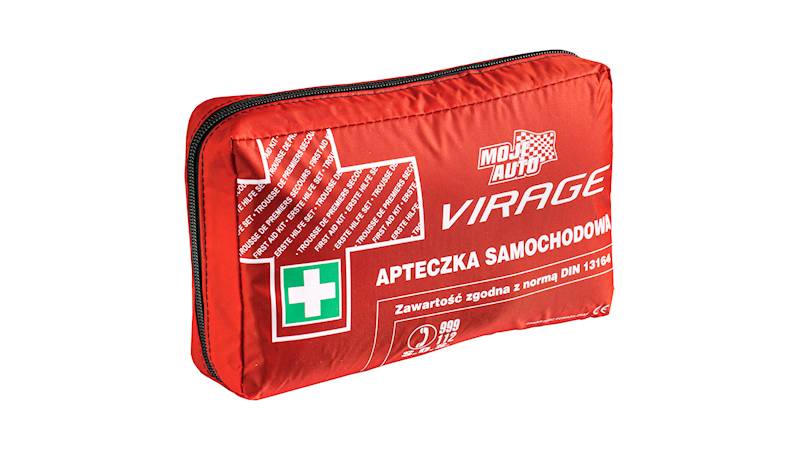 94-006 VIRAGE Apteczka Samochodowa DIN 13164 SASZETKA