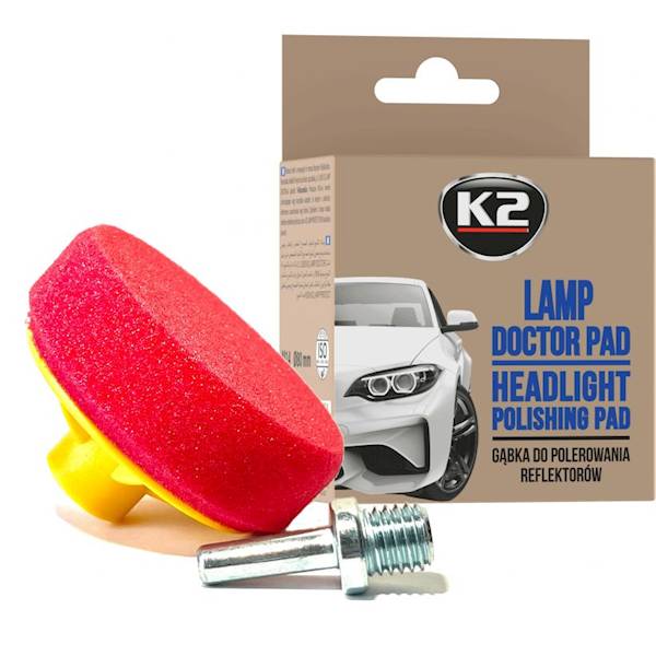 K533 LAMP DOCTOR PAD GĄBKA NA WKRĘTARKĘ DO POLEROWANIA LAMP M14 / 80mm