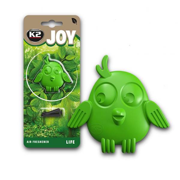 V894 K2 JOY LIFE ZAPACH SAMOCHODOWY POLIMEROWY W KRATKE NAWIEWU
