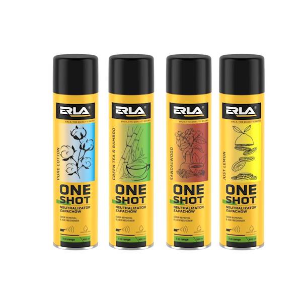 R420 ERLA ONE SHOT 600ML MIX NEUTRALIZATOR ZAPACHÓW 