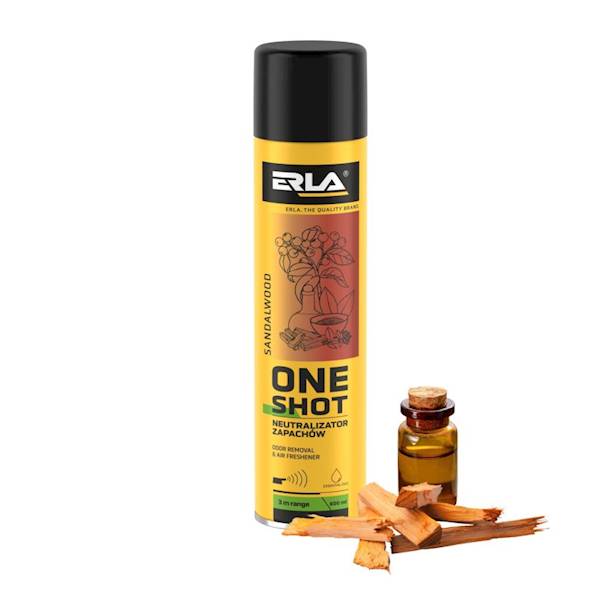 R422 ERLA ONE SHOT 600ML SANDALWOOD NEUTRALIZATOR ZAPACHÓW