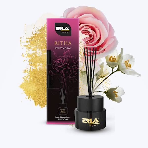 R452 K2 ERLA RITHA ROSE SYMPHONY - Patyczki zapachowe 100ml