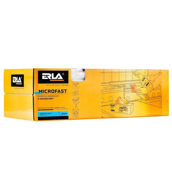 R1013 ERLA MICROFAST Zestaw 30 sztuk MIKROFIBRY