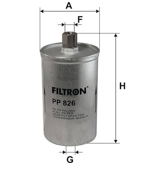 PP826 FILTR PALIWA WK853/1