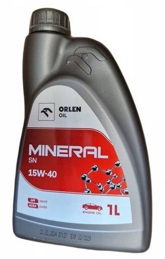 Orlen oil MINERAL 15W40  1L.  SN / CF A3/B3 