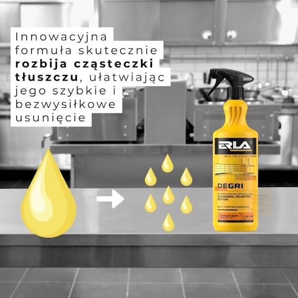R1032 ERLA DEGRI 1L  Odtłuszczacz kuchenny