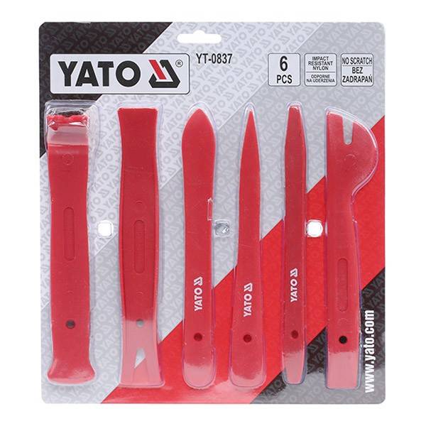 YT-0837 ŚCIĄGACZE DO TAPICERKI 6 SZT. YATO