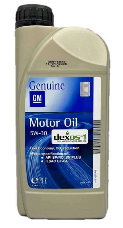 GM SYNTETIC 5W30 DEXOS 1 GEN 3.      1L 
