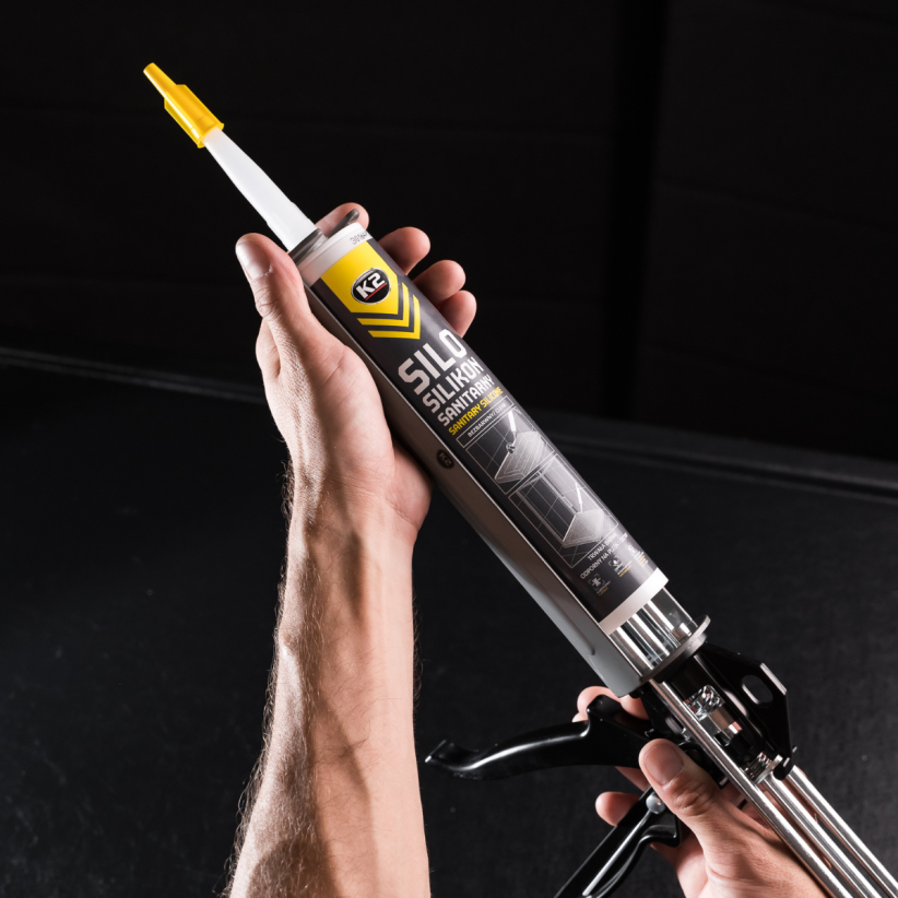 B263 K2 SILO SILIKON SANITARNY BEZBARWNY 300ML odporny na pleśń