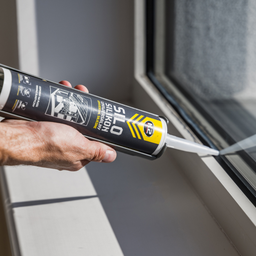 B270 SILIKON UNIWERSALNY BEZBARWNY 300ML odporny na pleśń