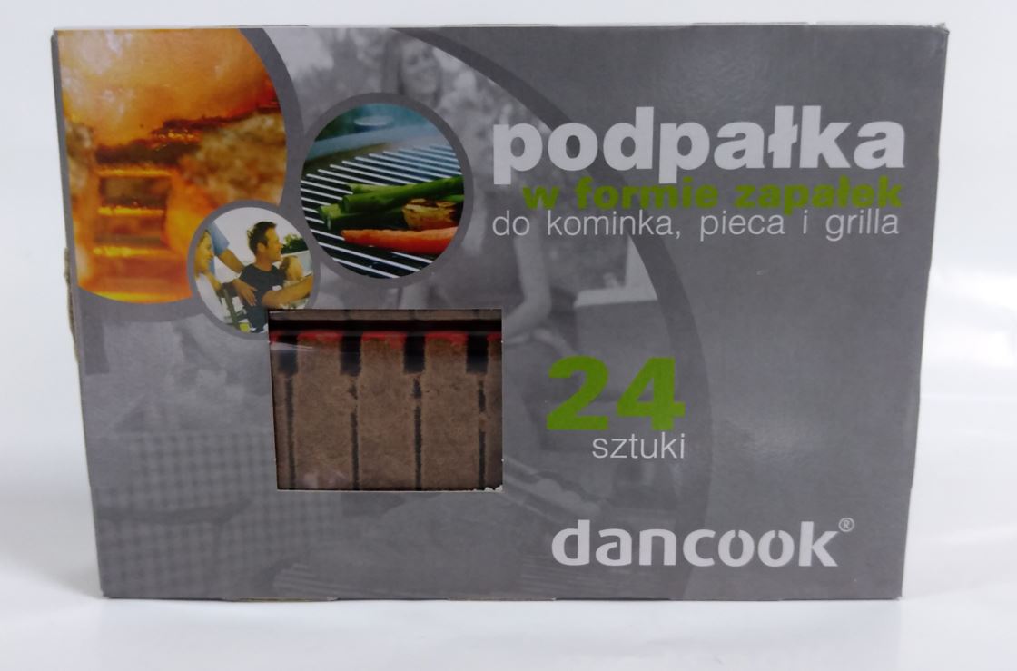 PODPAŁKA EKOLOGICZNA W FORMIE ZAPAŁEK 24 SZT